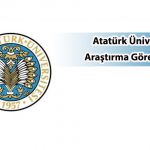 Atatürk Üniversitesi Araştırma Görevlisi İlanı